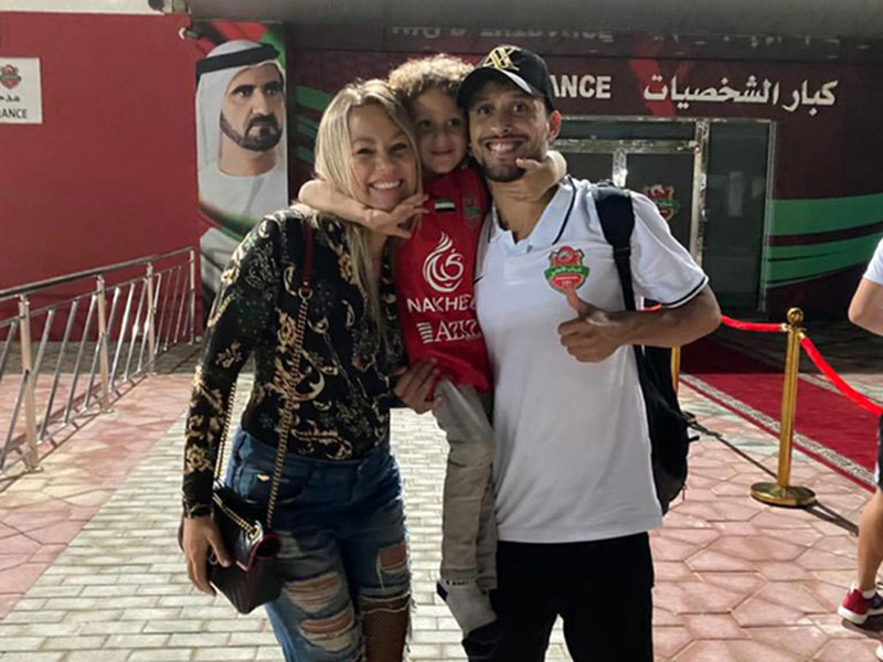 زوجة لاعب نادي الهلال ليوناردو دي سوزا لا ترغب بمغادرة دبي